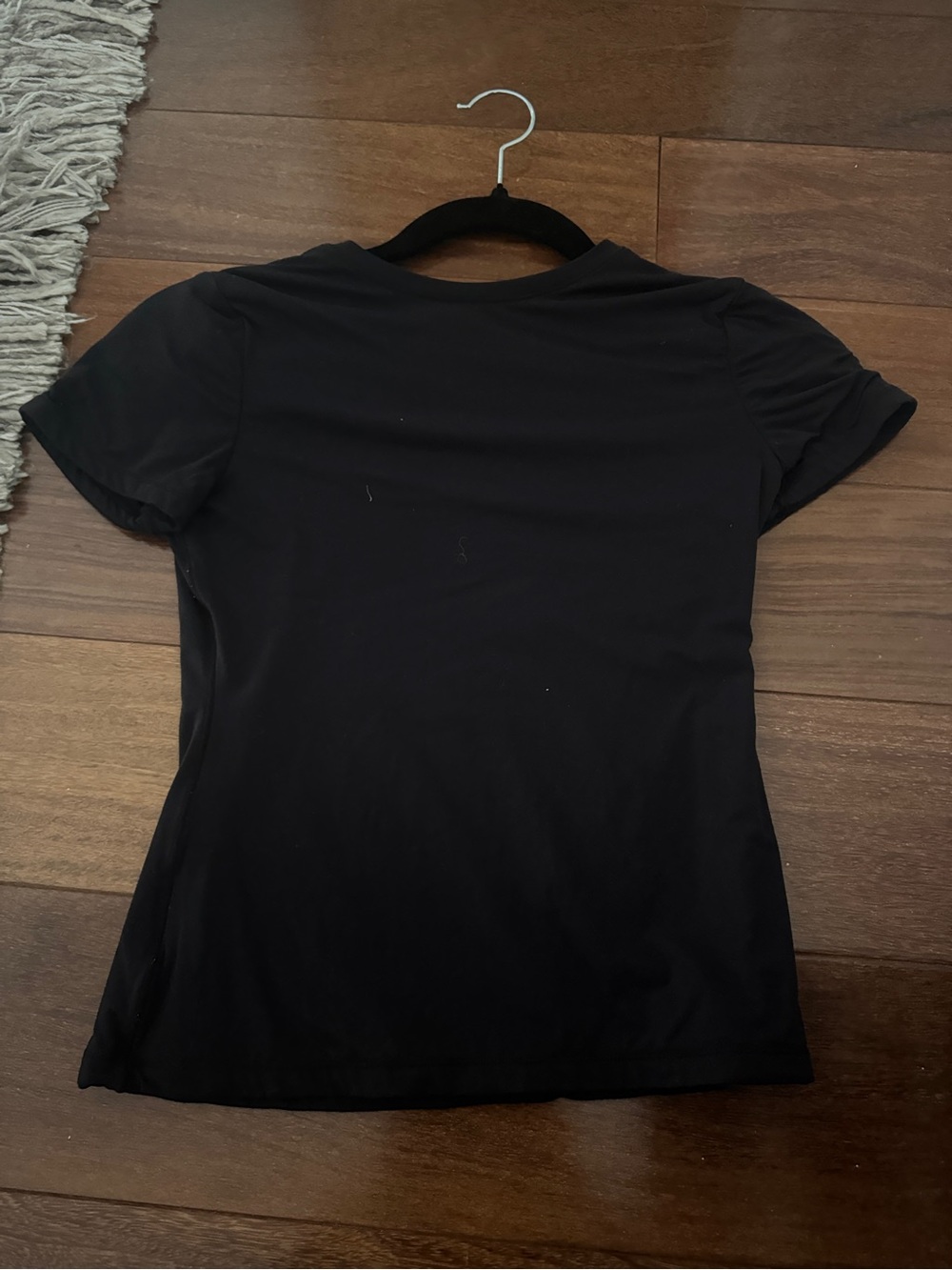 Women’s Black Short-Sleeve Crew Tee